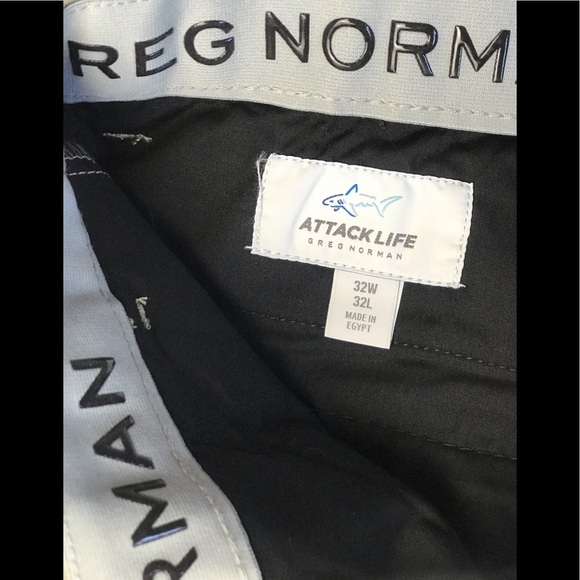 ATTACK LIFE GREG NORMAN golf flat front pants 32W - Picture 7 of 10